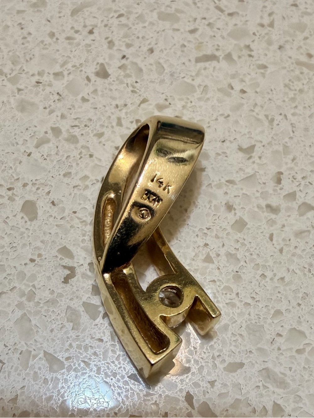BH Effy 14K gold diamond pendant - Picture 3 of 9